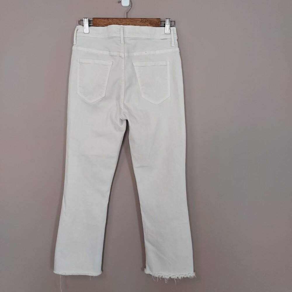 Mother The Insider Crop Step Fray Jeans Size 29 - Picture 2 of 14